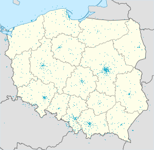 Karta mjesta Poljska s oznakama za svakog pristalicu